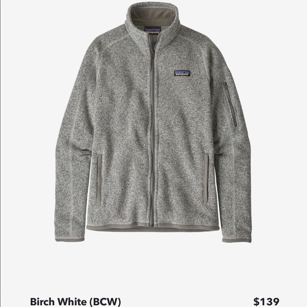 Patagonia birch white (grey) better sweater
